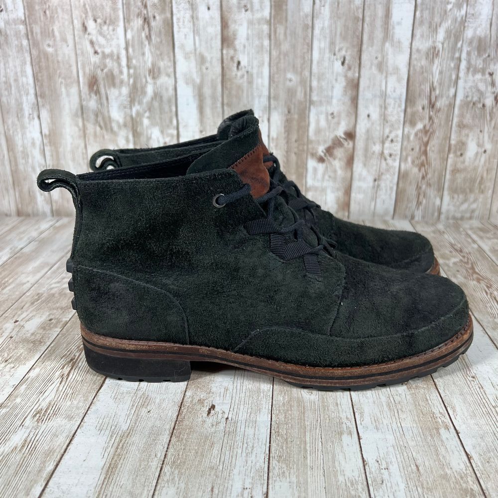 Sorel Men's Black Suede Chukka Ankle Boots Casual Leather Lace‎ Up Size 9.5
